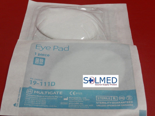 EYE PADS STERILE MULTIGATE INDIVIDUALLY WRAPPED PEEL PACK BOX 25