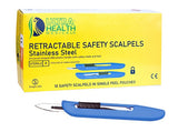 Retractable Safety Scalpels - Box of 10
